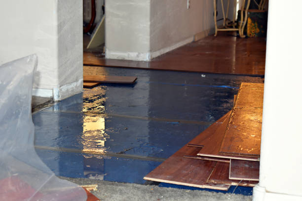 Professional Water Damage Restoration technician working in Tarrytown, NY